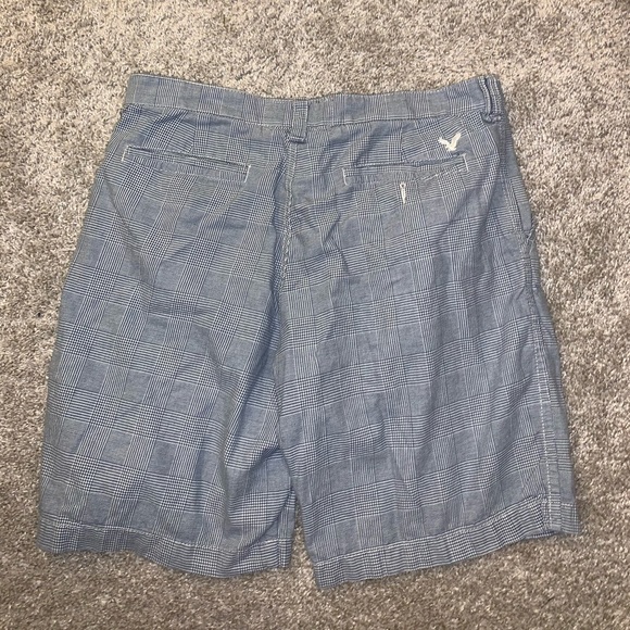 American Eagle Dark Blue & White Plaid shorts W 33 - Picture 12 of 13